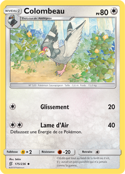 Carte Pokémon Colombeau 175/236 de la série Harmonie des Esprits en vente au meilleur prix