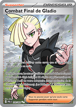 Carte Pokémon Combat Final de Gladio 108/84 de la série Nuit Noire en vente au meilleur prix