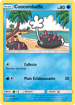 Carte Pokémon Peu commune Concombaffe 52/236 de la série Harmonie des Esprits