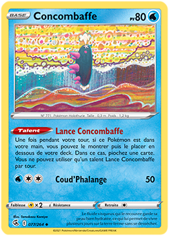 Carte Pokémon Concombaffe 77/264 de la série Poing de Fusion en vente au meilleur prix