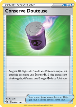 Carte Pokémon Conserve Douteuse 066/073 de la série La Voie du Maître en vente au meilleur prix