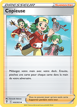 Carte Pokémon Copieuse 143/203 de la série Évolution Céleste en vente au meilleur prix