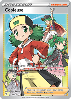 Carte Pokémon Dresseur Full Art Copieuse 200/203 de la série Évolution Céleste