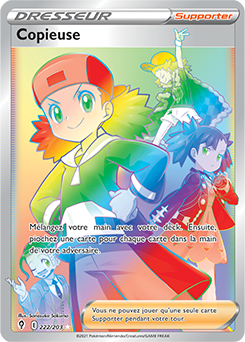 Carte Pokémon Copieuse 222/203 de la série Évolution Céleste en vente au meilleur prix