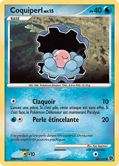 Carte Pokémon Commune Coquiperl 64/106 de la série Duels au Sommet