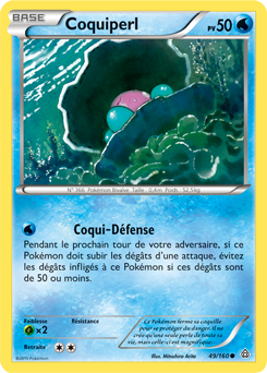 Carte Pokémon Coquiperl 49/160 de la série Primo Choc en vente au meilleur prix