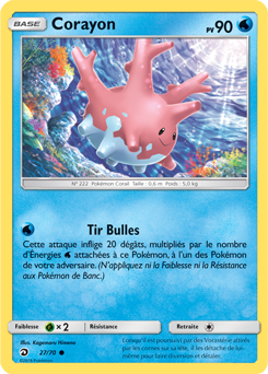 Carte Pokémon Corayon 27/70 de la série Majesté des Dragons en vente au meilleur prix