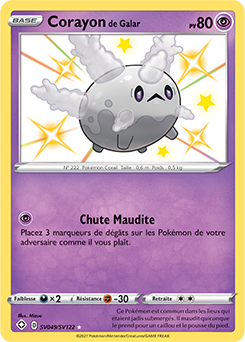 Carte Pokémon Corayon de Galar SV049/SV122 de la série Destinées Radieuses en vente au meilleur prix