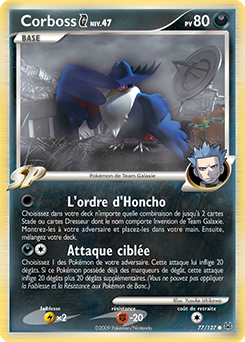 Carte Pokémon Corboss 77/127 de la série Platine en vente au meilleur prix