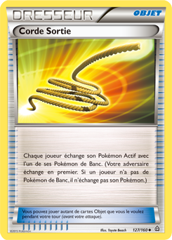 Carte Pokémon Corde Sortie 127/160 de la série Primo Choc en vente au meilleur prix