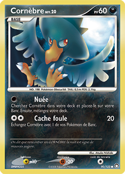 Carte Pokémon Commune Cornèbre 90/123 de la série Trésors Mystérieux