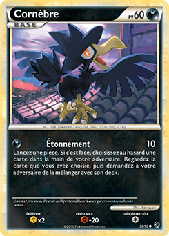 Carte Pokémon Cornèbre 58/90 de la série Indomptable en vente au meilleur prix