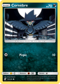 Carte Pokémon Commune Cornèbre 129/236 de la série Harmonie des Esprits