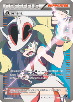 Carte Pokémon Dresseur Full Art Cornélia 111/111 de la série Poings Furieux