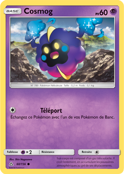 Carte Pokémon Commune Cosmog 60/156 de la série Ultra Prisme
