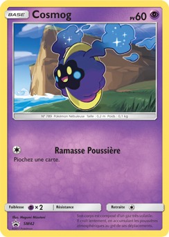 Carte Pokémon Promo Cosmog SM42 de la série Promos Soleil et Lune