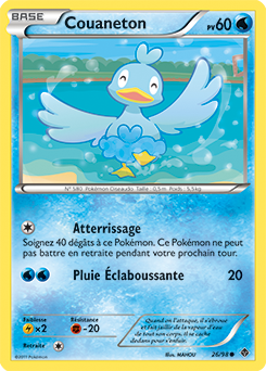 Carte Pokémon Couaneton 26/98 de la série Pouvoirs Émergents en vente au meilleur prix