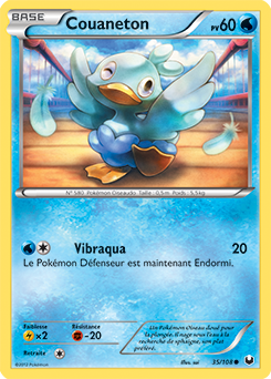 Carte Pokémon Couaneton 35/108 de la série Explorateurs Obscurs en vente au meilleur prix