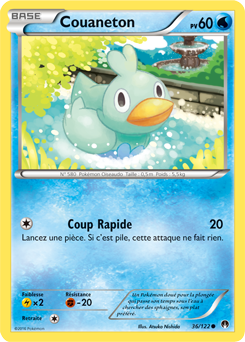 Carte Pokémon Couaneton 36/122 de la série Rupture Turbo en vente au meilleur prix