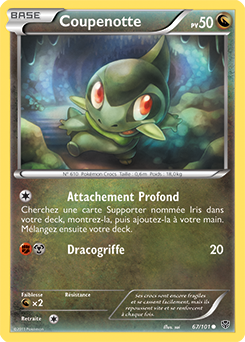 Carte Pokémon Coupenotte 67/101 de la série Explosion Plasma en vente au meilleur prix