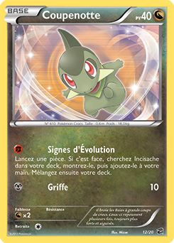 Carte Pokémon Coupenotte 12/20 de la série Coffre des Dragons en vente au meilleur prix