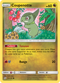 Carte Pokémon Coupenotte 154/236 de la série Harmonie des Esprits en vente au meilleur prix