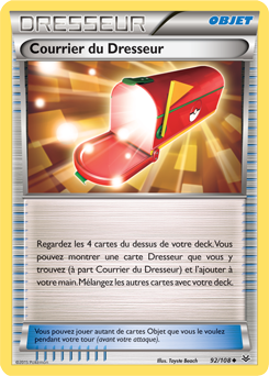 Carte Pokémon Courrier du Dresseur 92/108 de la série Ciel Rugissant en vente au meilleur prix
