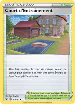 Carte Pokémon Peu commune Court d'Entraînement 169/192 de la série Clash des Rebelles