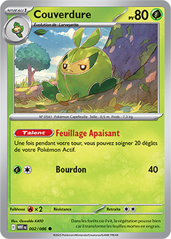 Carte Pokémon Communes Couverdure 2/86 de la série Flamme Blanche