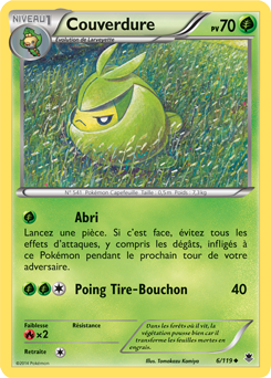 Carte Pokémon Couverdure 6/119 de la série Vigueur Spectrale en vente au meilleur prix