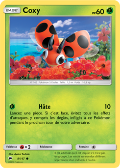 Carte Pokémon Coxy 9/147 de la série Ombres Ardentes en vente au meilleur prix