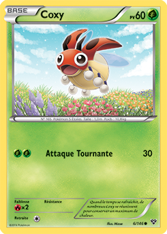 Carte Pokémon Commune Coxy 6/146 de la série X&Y