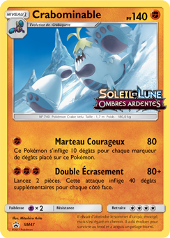 Carte Pokémon Crabominable SM47 de la série Promos Soleil et Lune en vente au meilleur prix