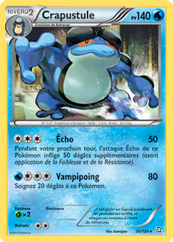 Carte Pokémon Crapustule 36/124 de la série Dragons Éxaltés en vente au meilleur prix