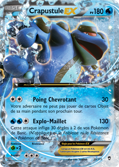 Carte Pokémon Crapustule EX 20/111 de la série Poings Furieux en vente au meilleur prix
