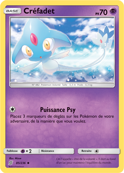 Carte Pokémon Créfadet 85/236 de la série Harmonie des Esprits en vente au meilleur prix