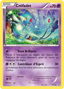 Carte Pokémon Créfadet XY142 de la série Promos XY en vente au meilleur prix