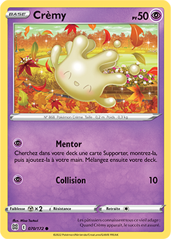 Carte Pokémon Communes Crèmy 070/172 de la série Stars Étincelantes