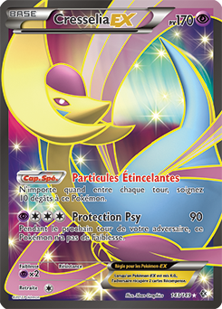 Carte Pokémon Cresselia EX 143/149 de la série Frantières Franchies en vente au meilleur prix