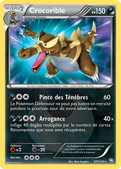 Carte Pokémon Crocorible 127/124 de la série Dragons Éxaltés en vente au meilleur prix