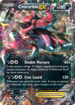 Carte Pokémon Promo Crocorible EX XY25 de la série Promos XY