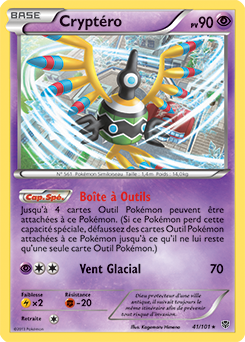 Carte Pokémon Cryptéro 41/101 de la série Explosion Plasma en vente au meilleur prix