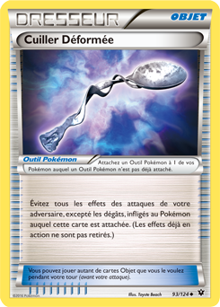 Carte Pokémon Cuiller Déformée 93/124 de la série Impact des Destins en vente au meilleur prix