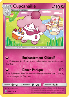 Carte Pokémon Cupcanaille 154/236 de la série Éclipse Cosmique en vente au meilleur prix