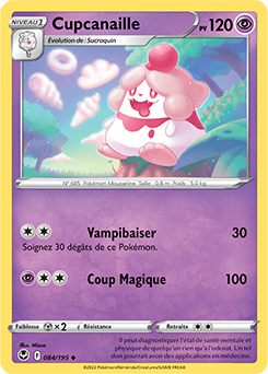 Carte Pokémon Cupcanaille 084/195 de la série Tempête Argentée en vente au meilleur prix