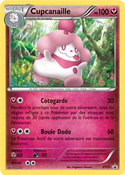 Carte Pokémon Cupcanaille XY15 de la série Promos XY en vente au meilleur prix