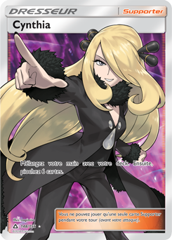 Carte Pokémon Cynthia 148/156 de la série Ultra Prisme en vente au meilleur prix