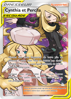 Carte Pokémon Cynthia et Percila 228/236 de la série Éclipse Cosmique en vente au meilleur prix