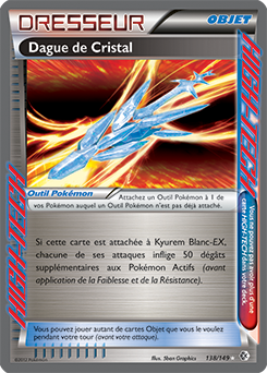 Carte Pokémon Dague de Cristal 138/149 de la série Frantières Franchies en vente au meilleur prix