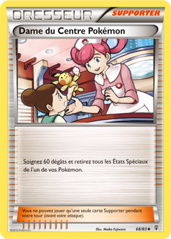 Carte Pokémon Dame du Centre Pokémon 68/83 de la série Générations en vente au meilleur prix